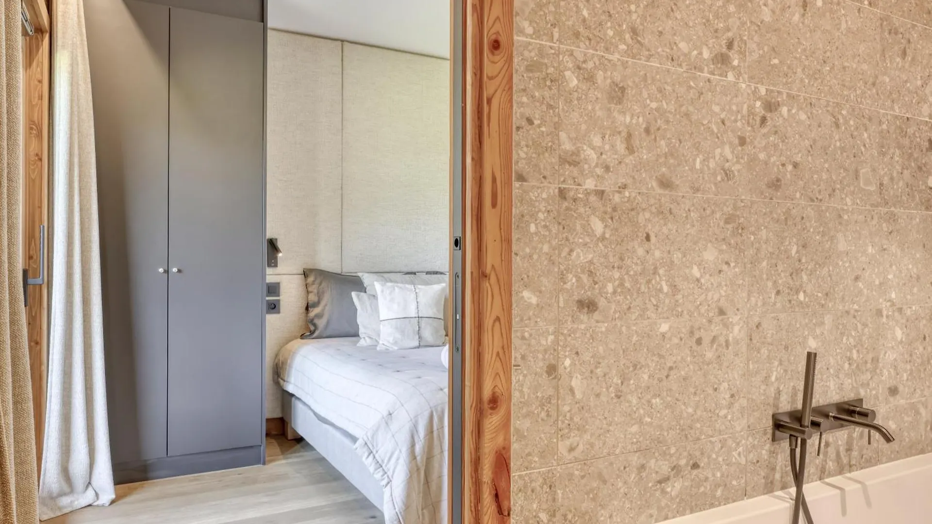 Daire Charmant Appartement Au Coeur De Megeve Avec Jardin Privatif